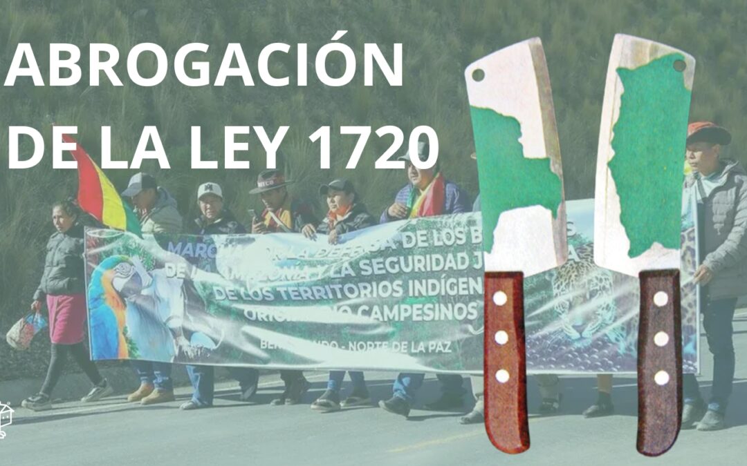 LA ABROGACIÓN DE LA LEY 1720: UNA EMBOSCADA TEMPORAL Y MENTIROSA