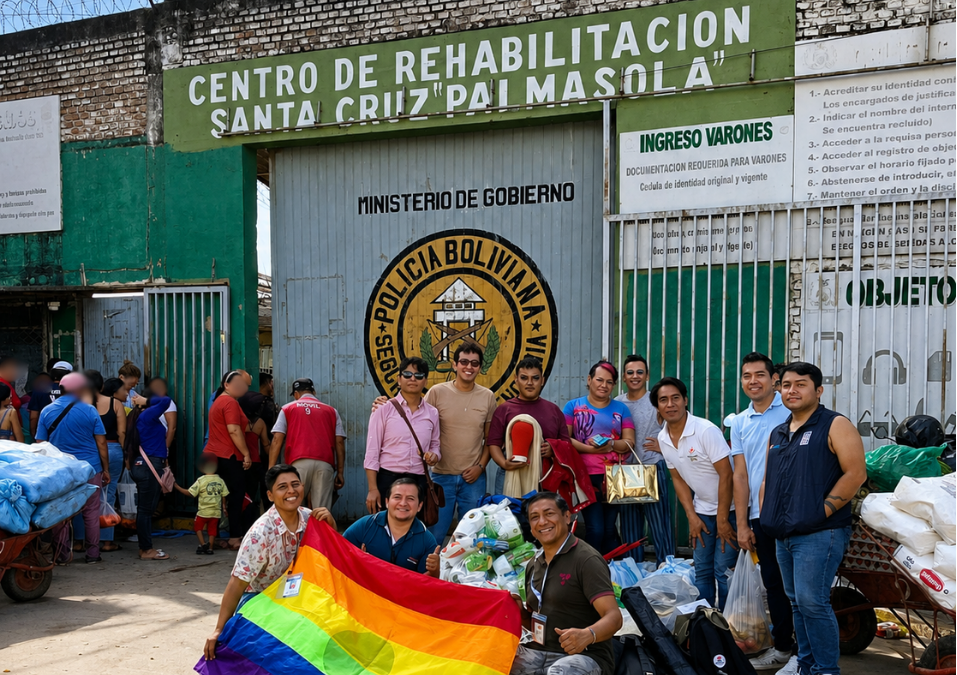 Marcha en la cárcel de Palmasola
